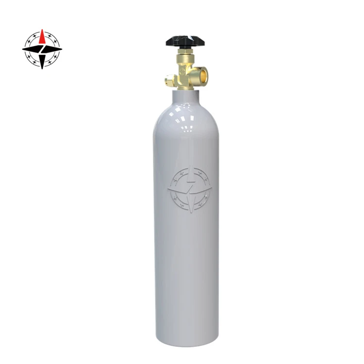 İçecek İçin Doldurulabilir Alüminyum Co2 Gaz Silindiri